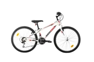 VELOTEC Dječji bicikl, TEMPO, 24", bijelo-crveni
